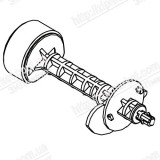 1573559 SHAFT, ROLLER, LD, ASSY, IEI  EPSON EXPRESSION HOME XP-312 / 313 / 315