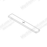 1597491 POROUS PAD, PAPER GUIDE, FRONT, LOWER, C МФУ EPSON XP-422 / 215 / 415